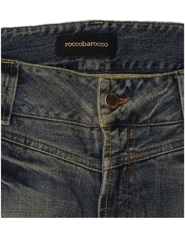 ROCCOBAROCCO Womens Slim Jeans W34 L27 Blue