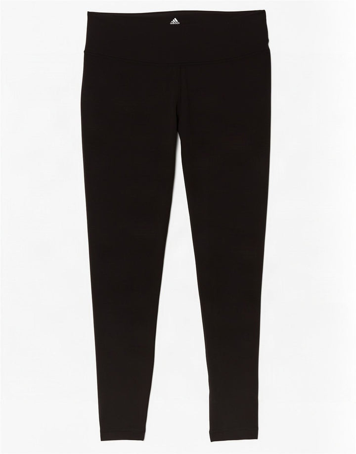Adidas Womens Leggings UK 16/18 Large Black