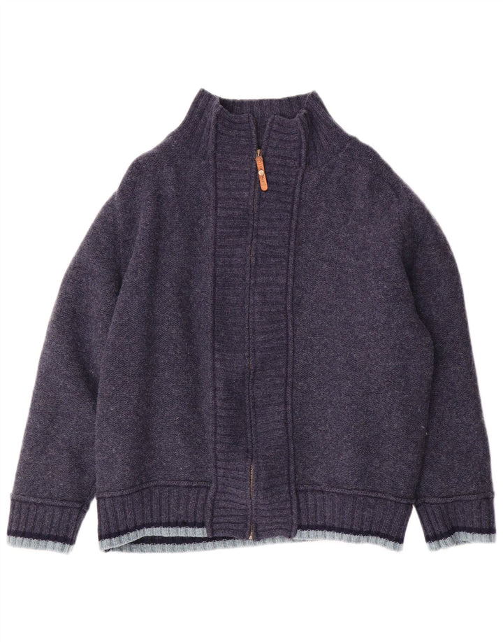 FAT FACE Womens Cardigan Sweater UK 18 XL Navy Blue Wool