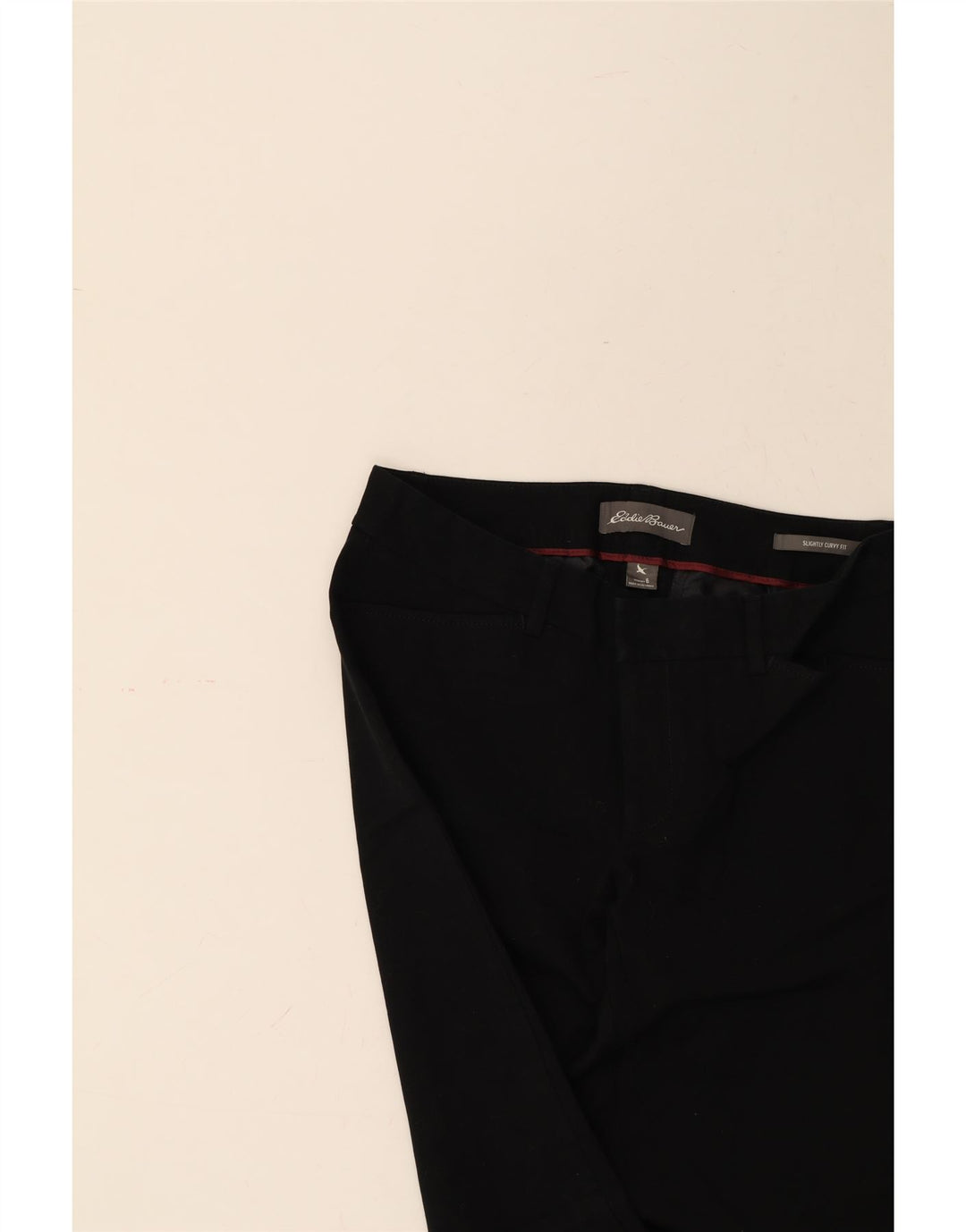 EDDIE BAUER Womens Casual Trousers US 6 Medium W30 L31 Black Vintage Eddie Bauer and Second-Hand Eddie Bauer from Messina Hembry 