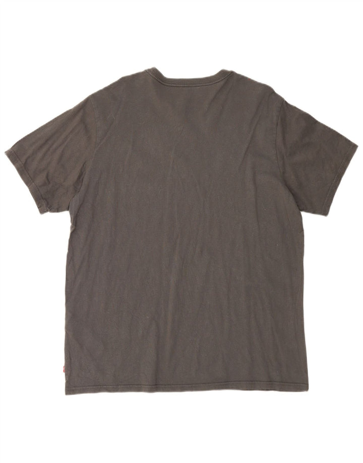 Levi's Mens Relaxed Graphic T-Shirt Top Large Grey Cotton