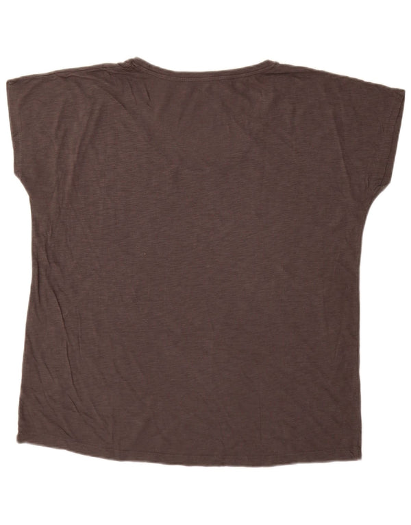 Calvin Klein Jeans Womens Oversized Graphic T-Shirt Top UK 14 Medium Grey