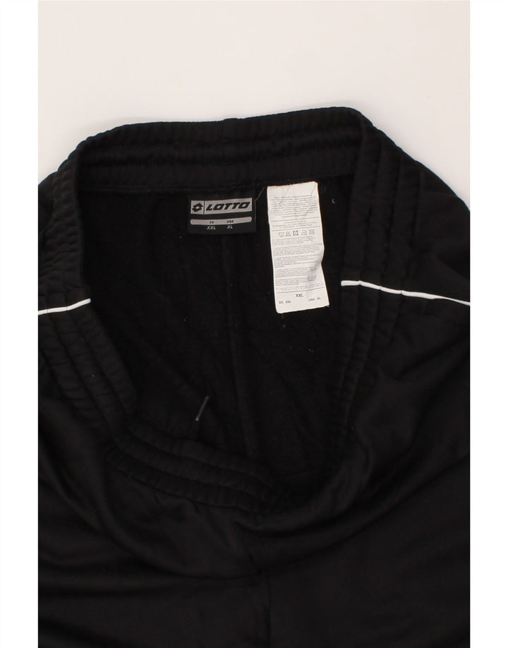 LOTTO Mens Tracksuit Trousers Joggers XL  Black Polyester Vintage Lotto and Second-Hand Lotto from Messina Hembry 