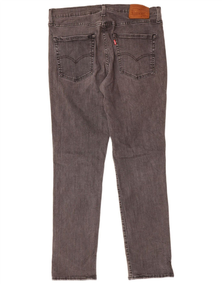 Levi's Mens 511 Slim Jeans W36 L32 Grey Cotton
