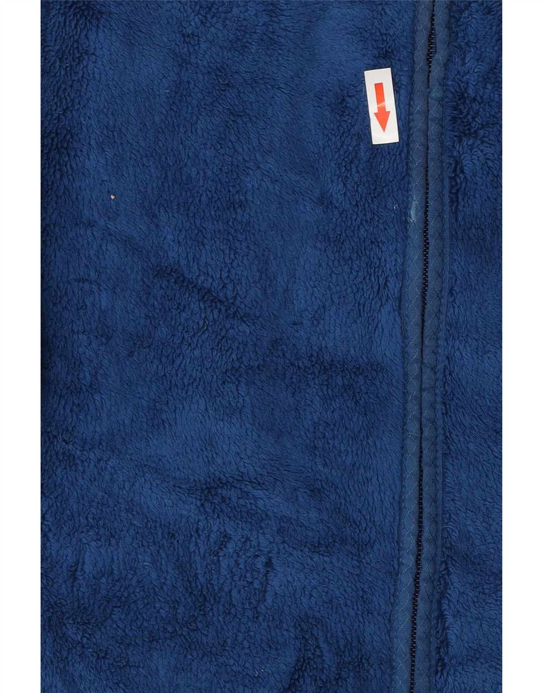 Eddie Bauer Womens Hooded Fleece Jacket UK 14 Medium Blue Polyester