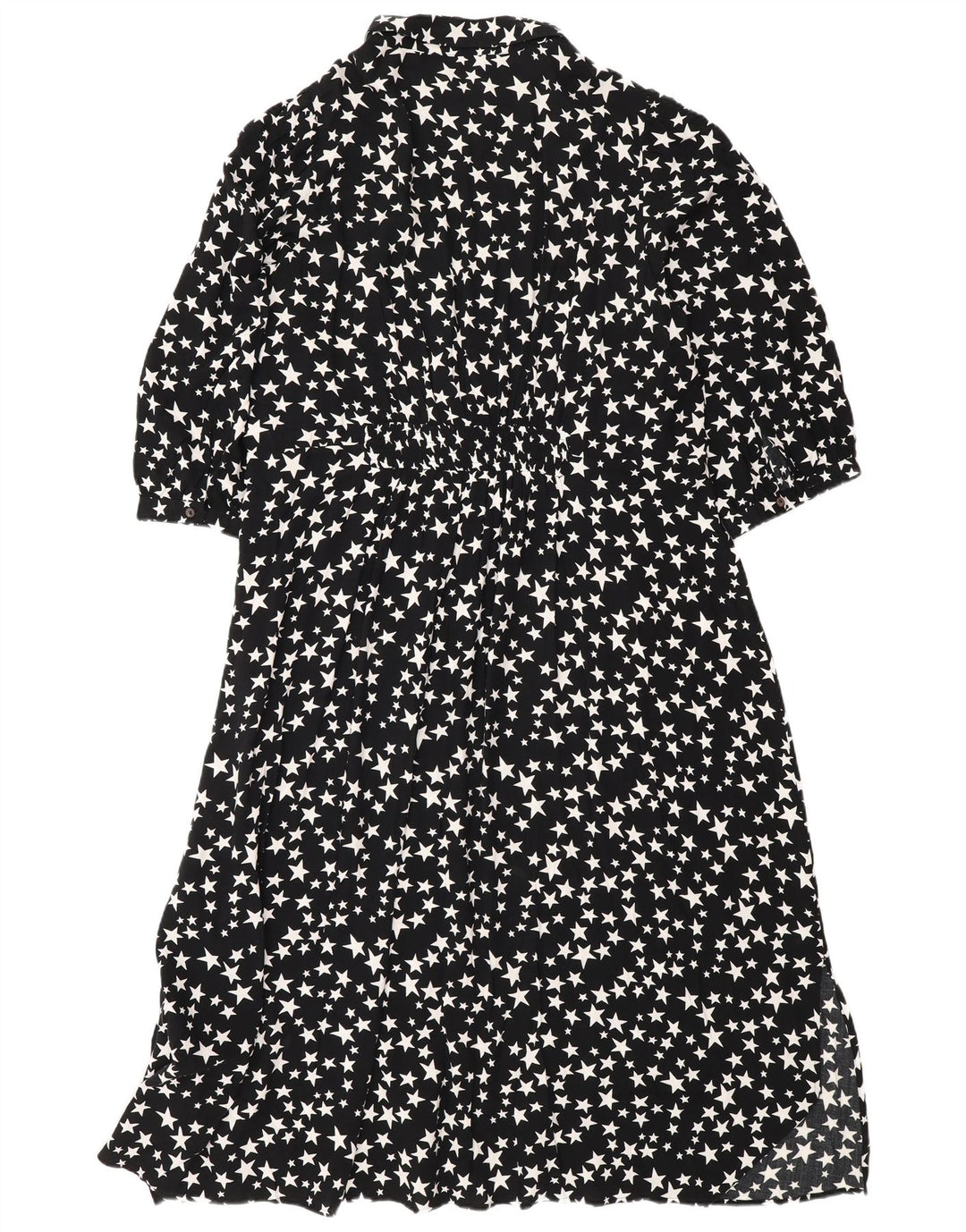 Marks & Spencer Womens Abstract Pattern Maxi Dress UK 18 XL Black