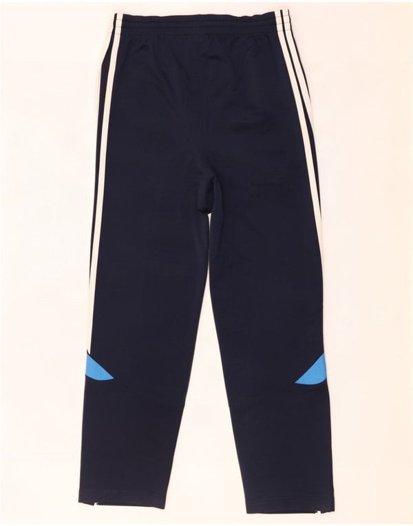 Adidas Womens Tracksuit Trousers UK 14 Medium Navy Blue Colourblock