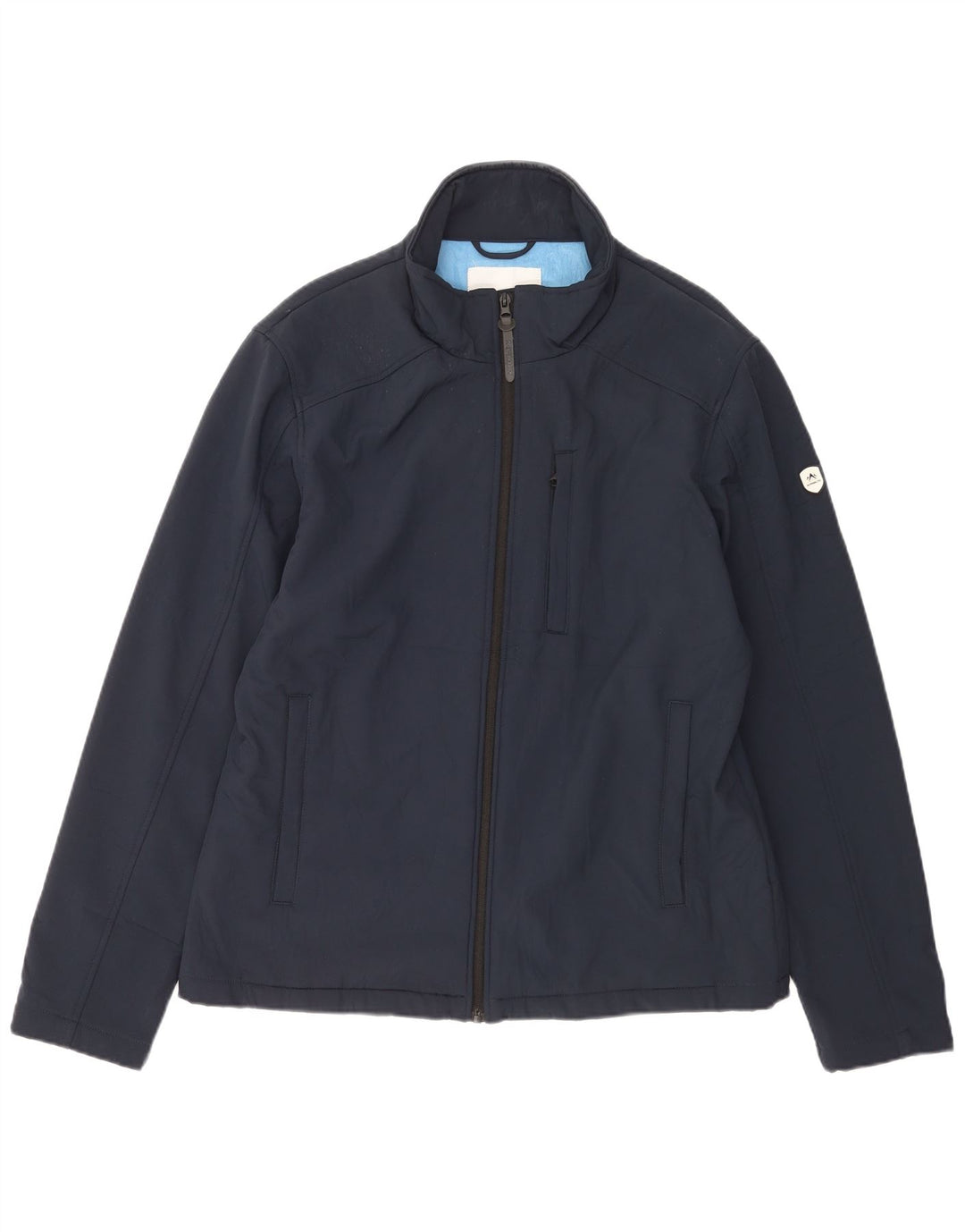 ALPENNBLITZ Mens Windbreaker Jacket UK 40 Large Navy Blue Polyester