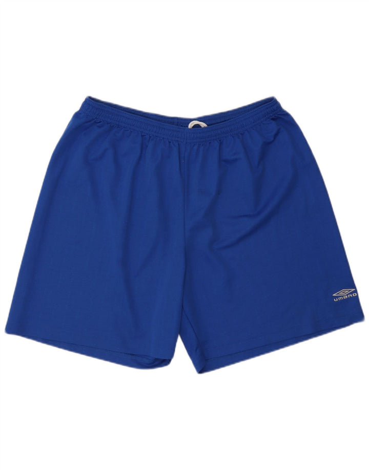 Umbro Mens Sport Shorts XL  Blue Polyester