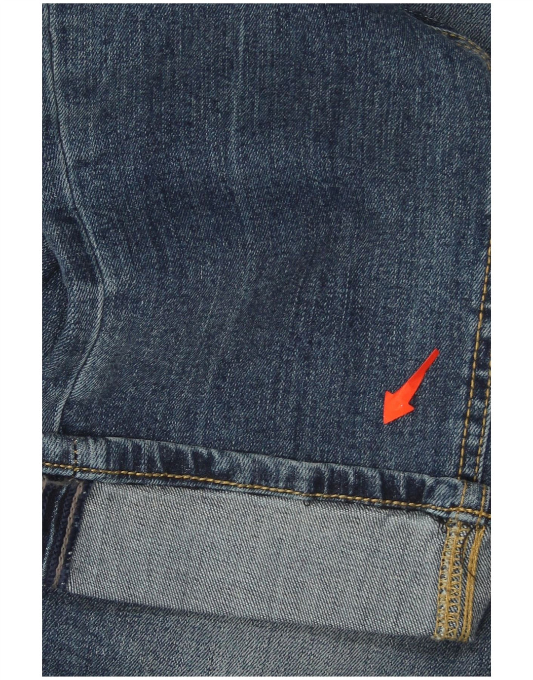 GUESS Mens Slim Jeans W33 L31 Blue Cotton
