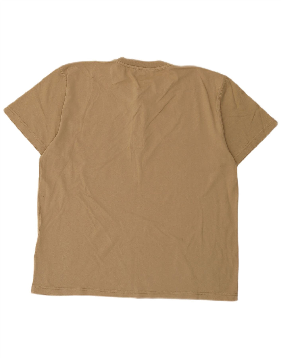 Dickies Mens Regular T-Shirt Top XL Beige Cotton