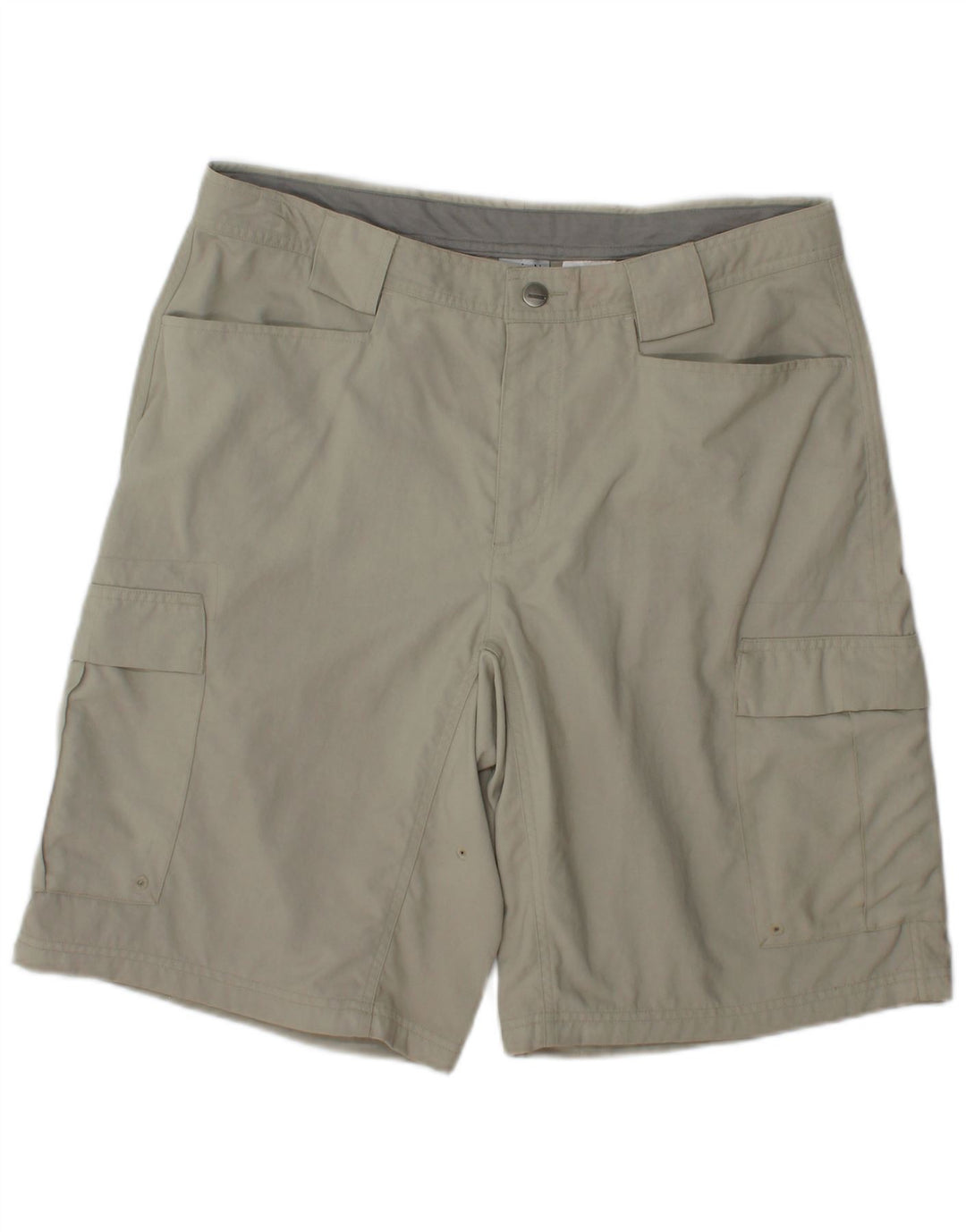 Columbia Mens Cargo Shorts W34 Large Grey Nylon