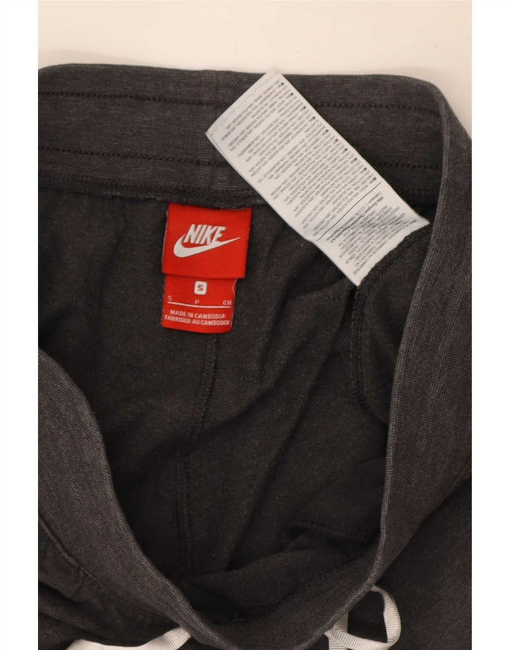 Nike Womens Sport Shorts UK 10 Small Grey Polyester