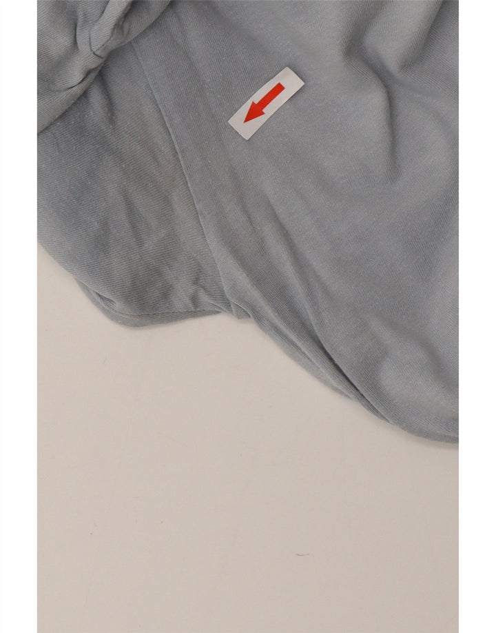 REEBOK Mens Graphic T-Shirt Top Large Blue Cotton