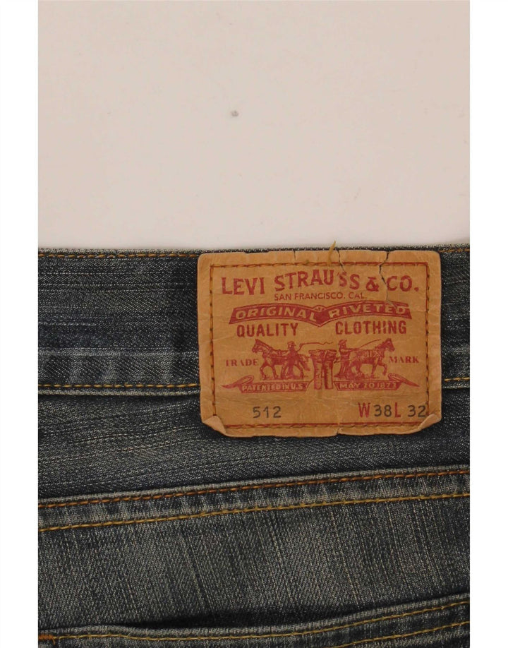 Levi's Mens 512 Bootcut Jeans W38 L32 Blue