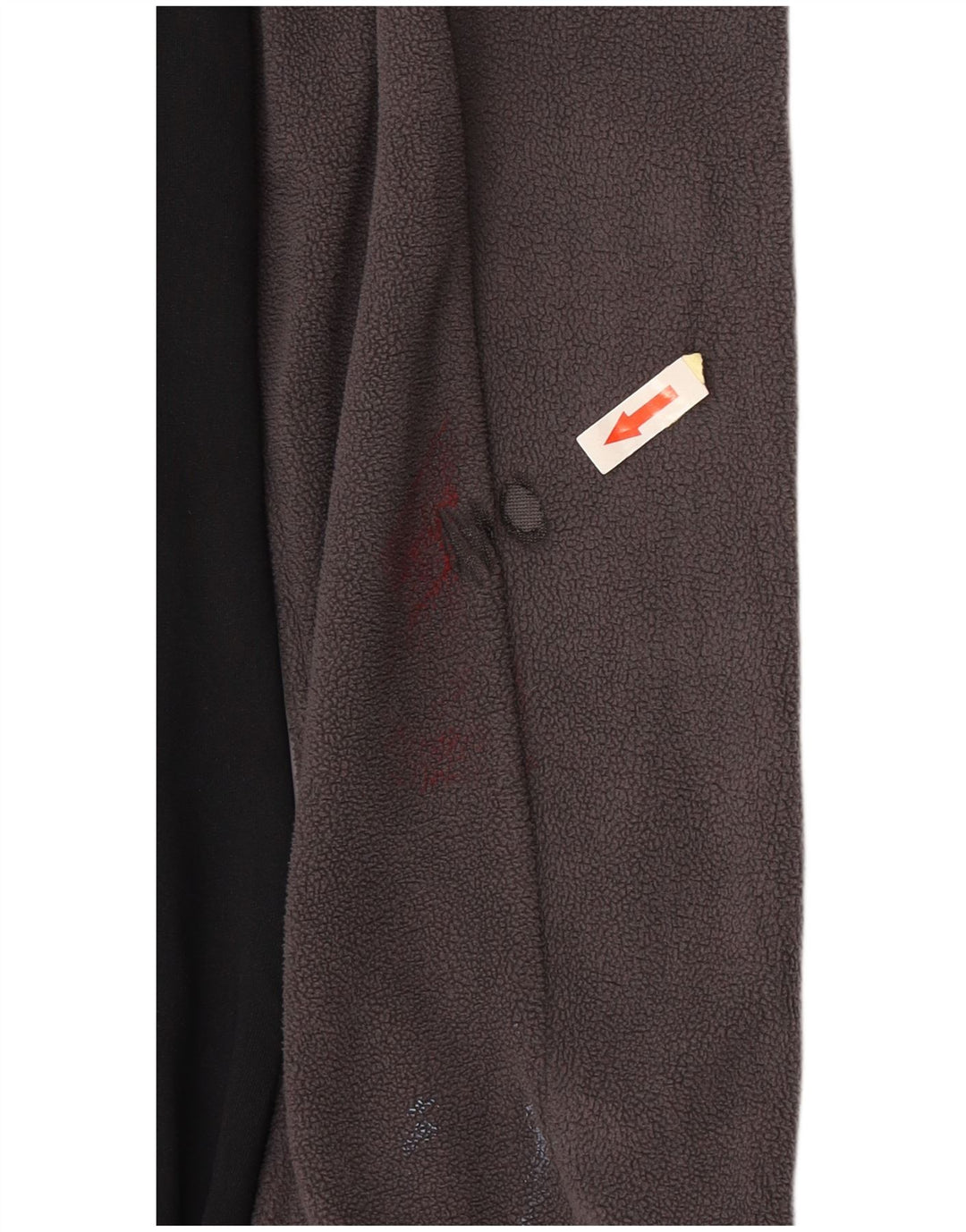 BKE Womens Hooded Fleece Jacket UK 14 Medium Grey Colourblock Polyester
