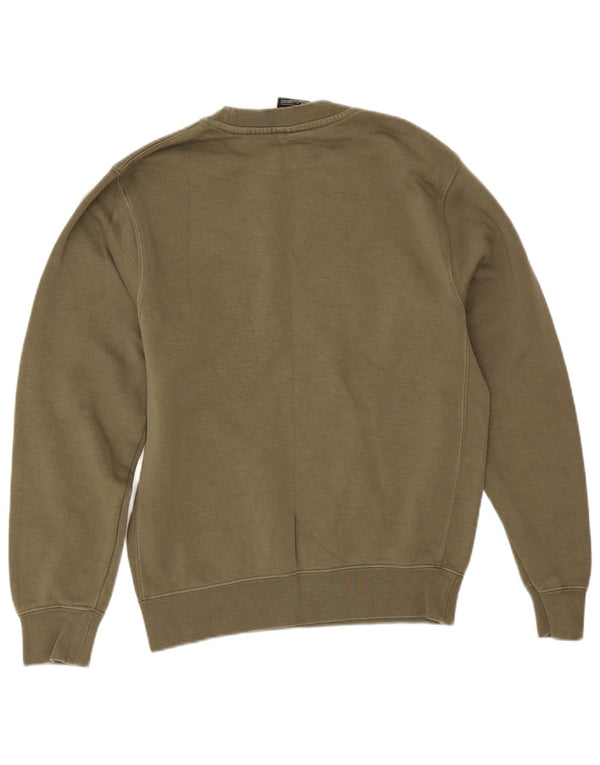 Nike Mens Sweatshirt Jumper XS Khaki Cotton