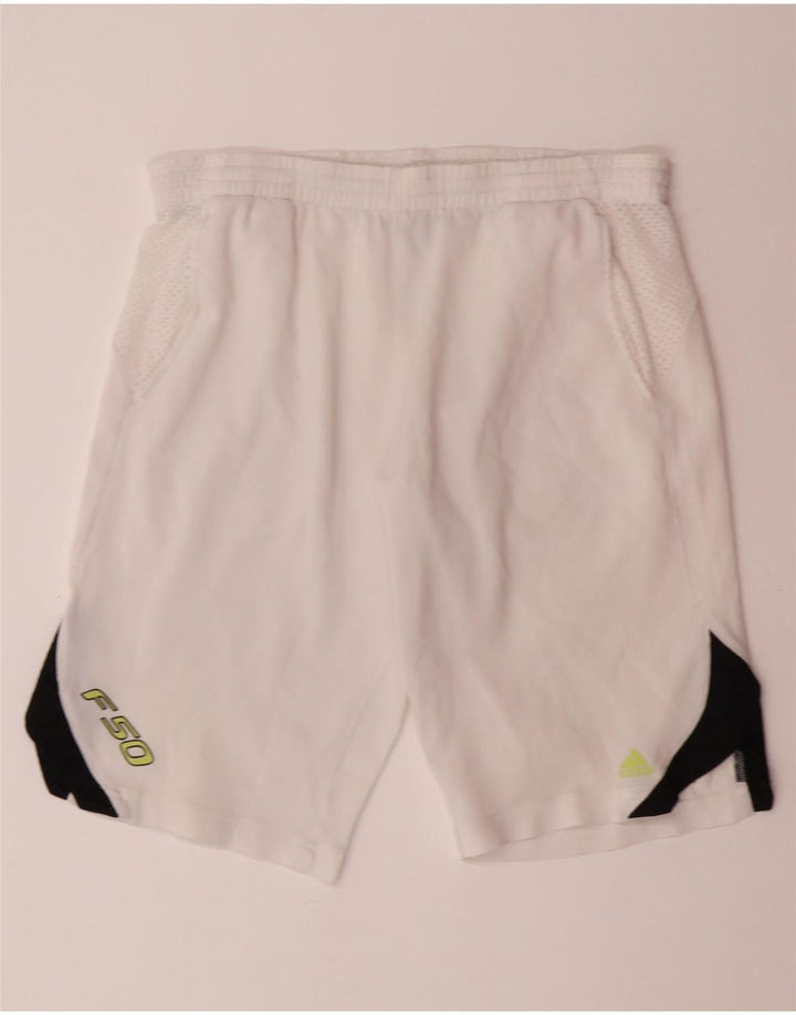 ADIDAS Mens Clima 365 Sport Shorts Medium  White Colourblock Polyester