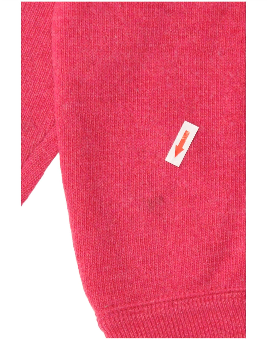 Sisley Womens Oversized V-Neck Jumper Sweater UK 14 Medium Pink