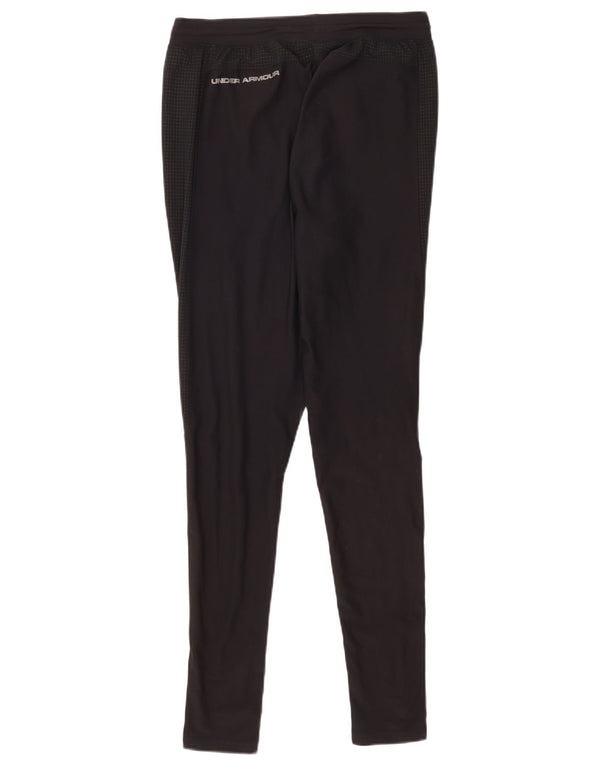 Under Armour Mens Fitted Slim Fit Leggings Small Black Polyester