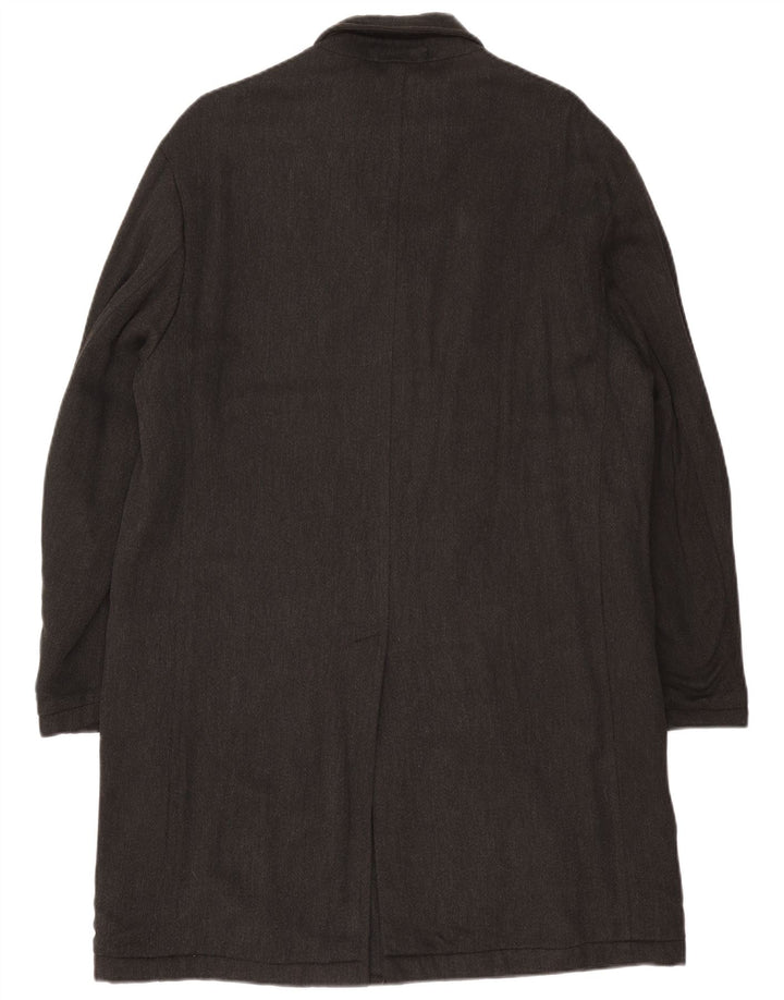 Herman & Sons Mens Overcoat UK 40 Large Grey