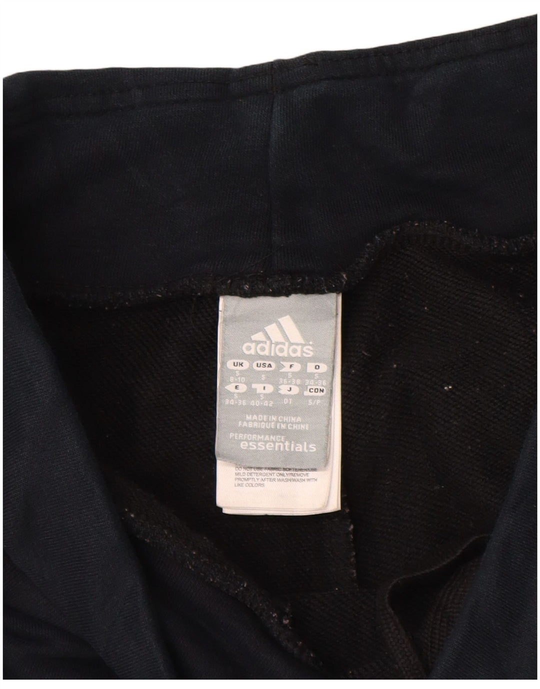 ADIDAS Womens Tracksuit Trousers Joggers UK 8/10 Small  Navy Blue