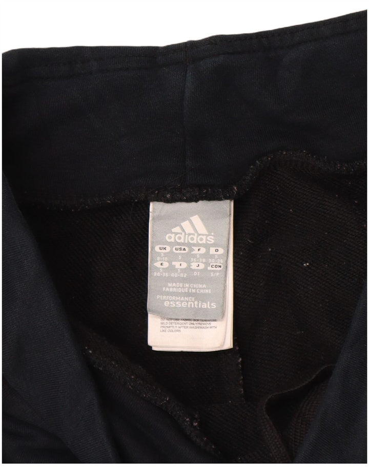 ADIDAS Womens Tracksuit Trousers Joggers UK 8/10 Small  Navy Blue