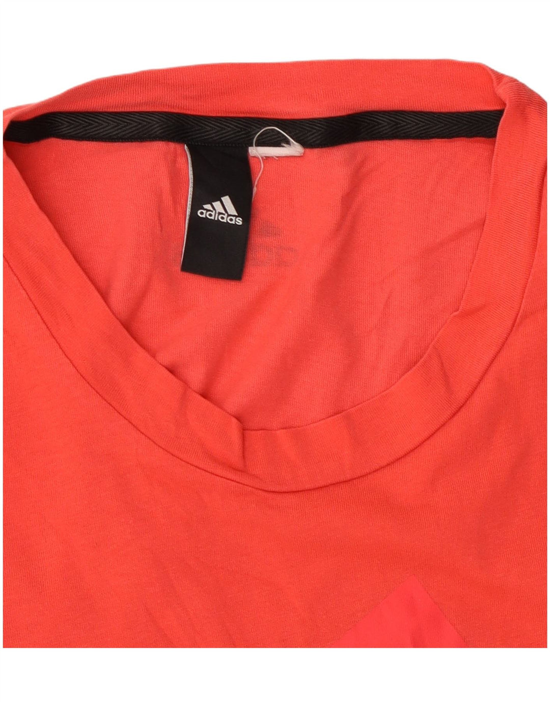 ADIDAS Womens Graphic T-Shirt Top UK 12 Medium Red