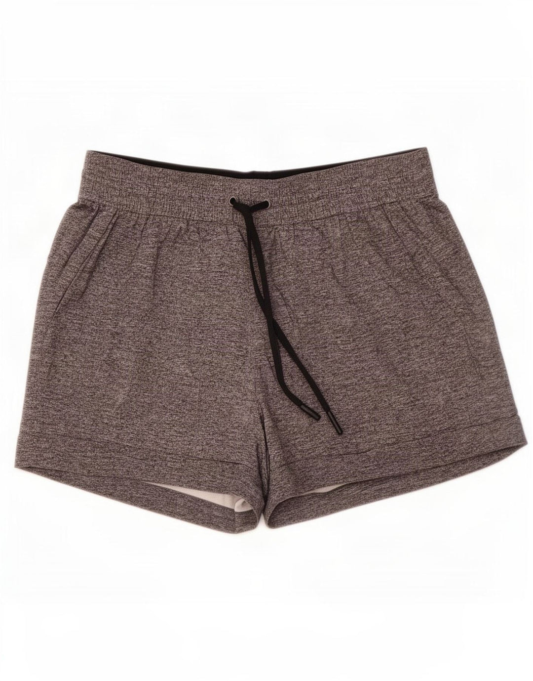 Lululemon Womens Sport Shorts US 8 Medium Grey Flecked