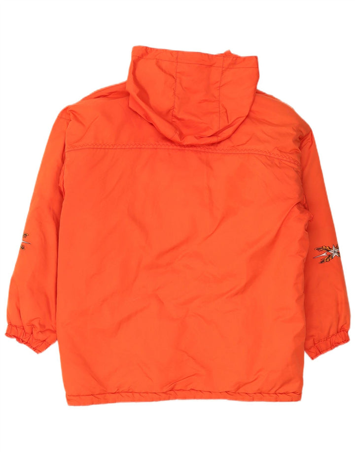 Cuore Womens Hooded Windbreaker Jacket UK 20 2XL Orange