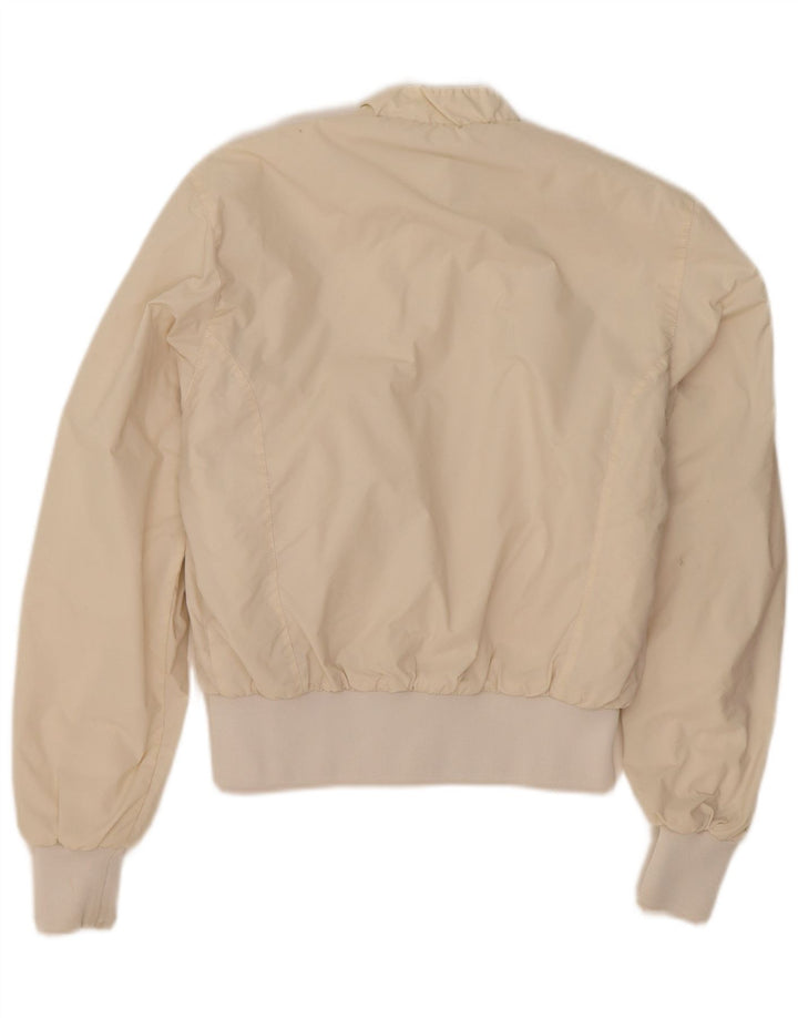North Sails Womens Bomber Jacket UK 10 Small Off White Polyamide