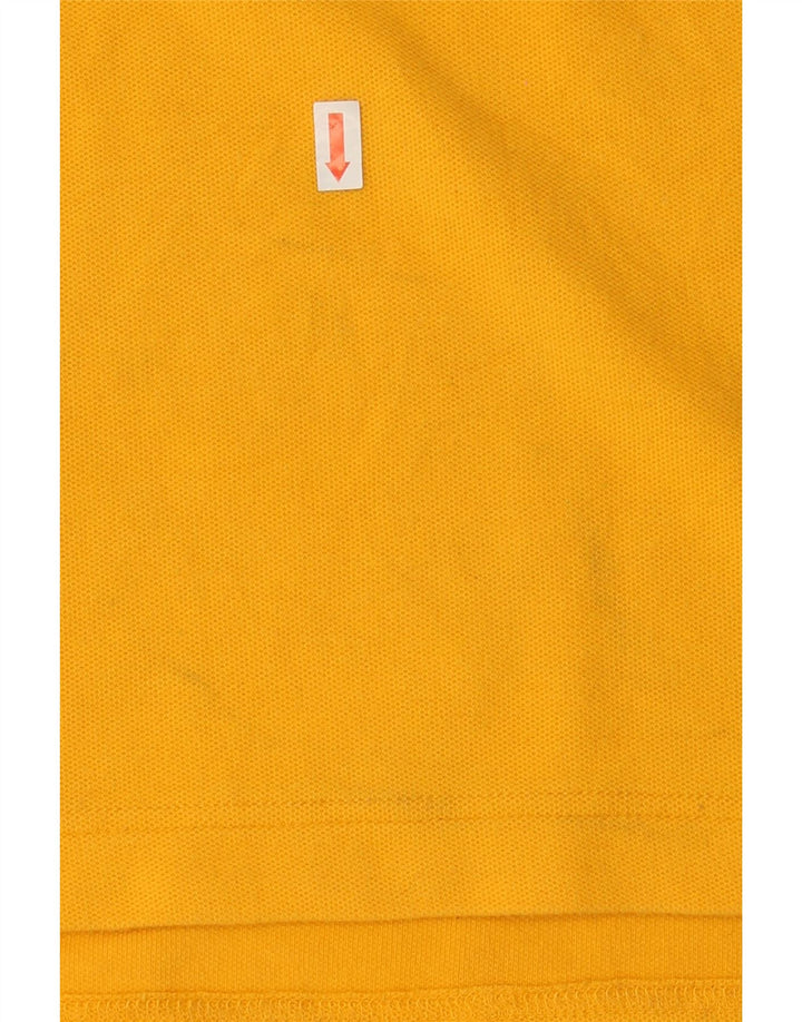 TOMMY HILFIGER Mens Polo Shirt Medium Yellow Cotton Vintage Tommy Hilfiger and Second-Hand Tommy Hilfiger from Messina Hembry 