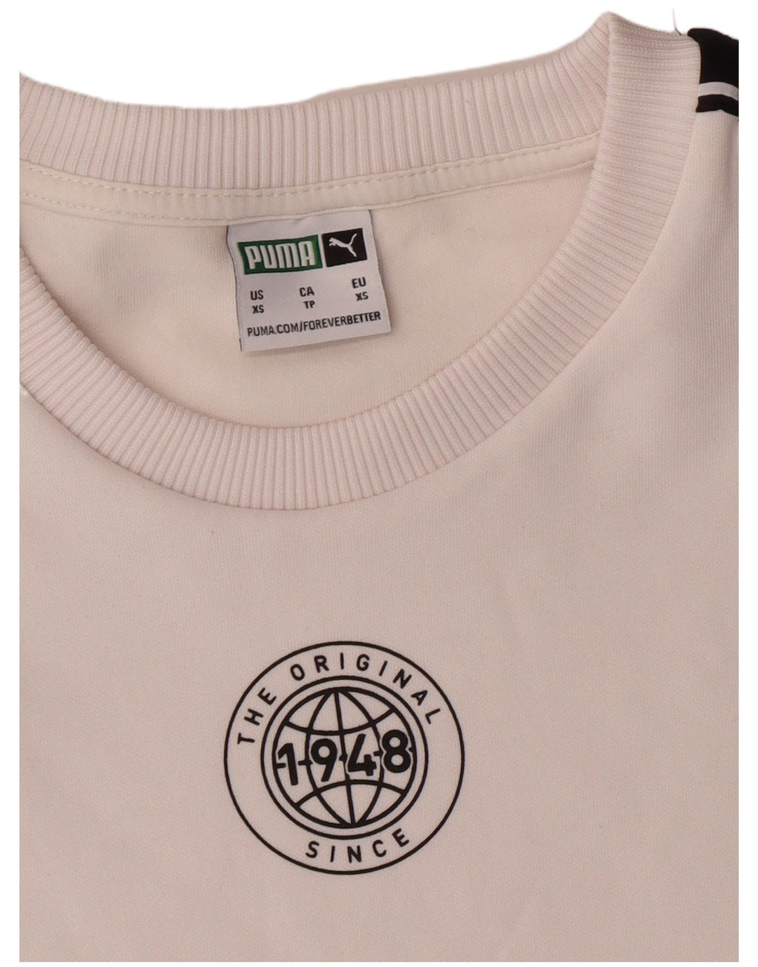 PUMA Mens Sweatshirt Jumper XS White Polyester