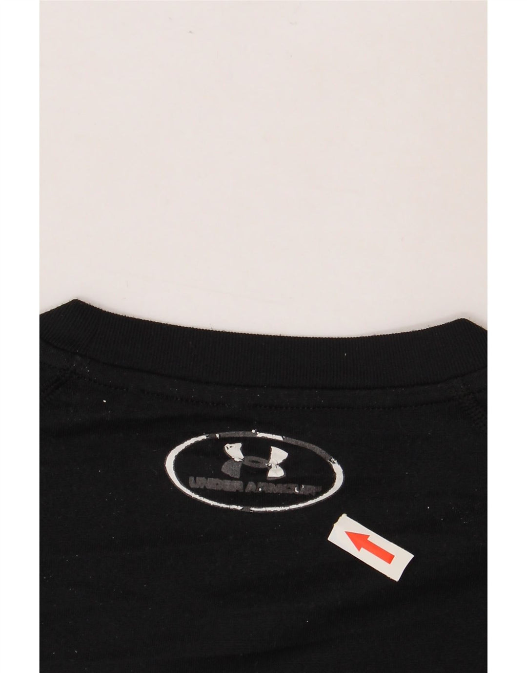 UNDER ARMOUR Mens Heat Gear T-Shirt Top Small Black Polyester