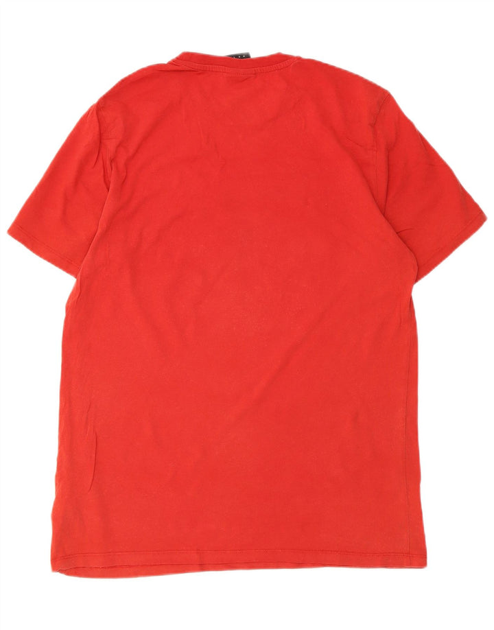 Umbro Mens Graphic T-Shirt Top Medium Red Cotton