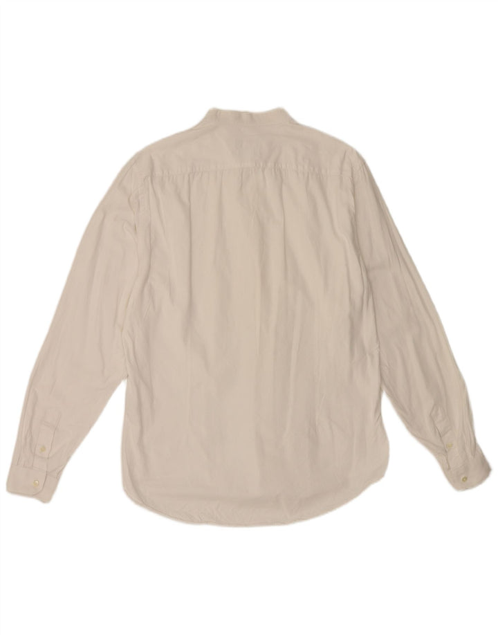 Zara Mens Slim Fit Shirt XL White Cotton