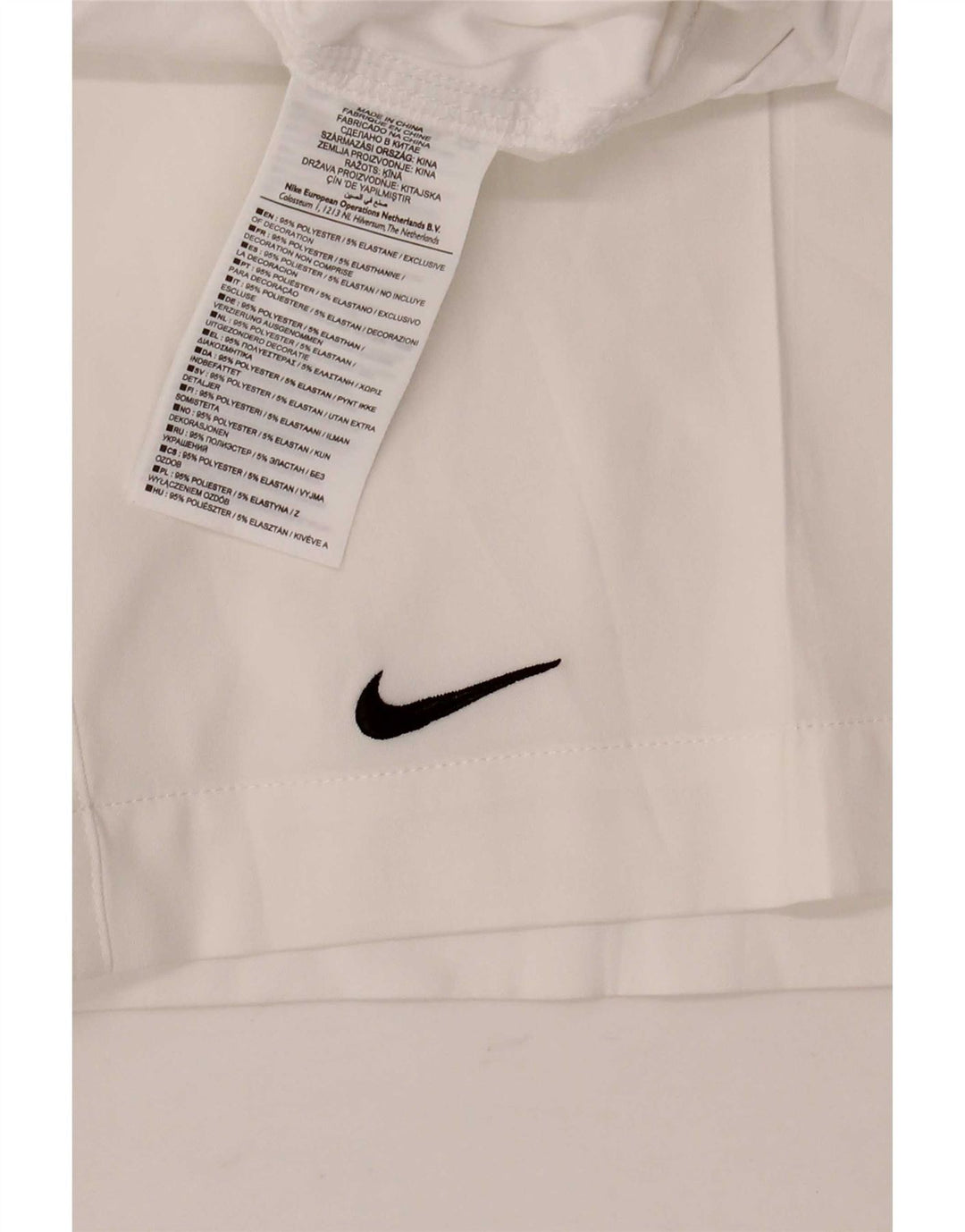 Nike Mens Barcelona Chino Shorts W38 XL White Polyester