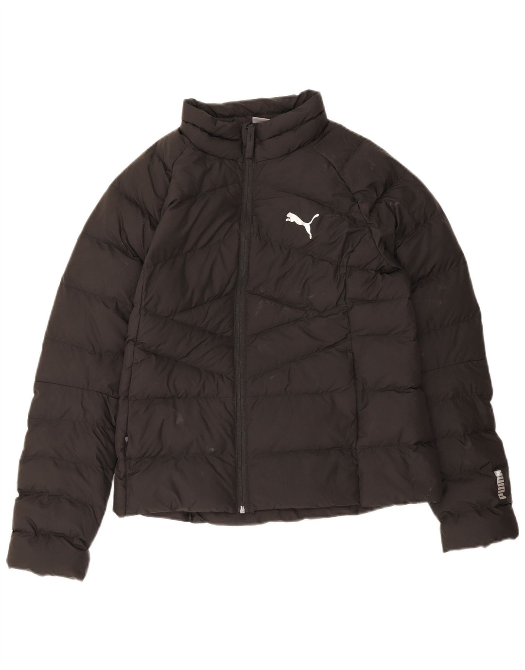 Puma Womens Padded Jacket UK 14 Medium Black Polyester