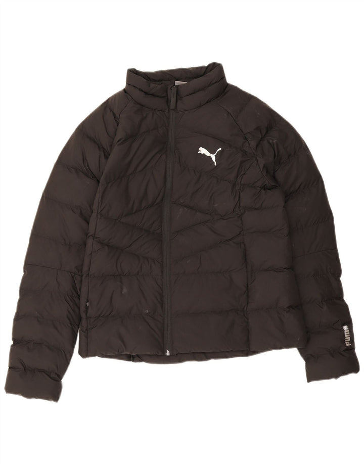 Puma Womens Padded Jacket UK 14 Medium Black Polyester