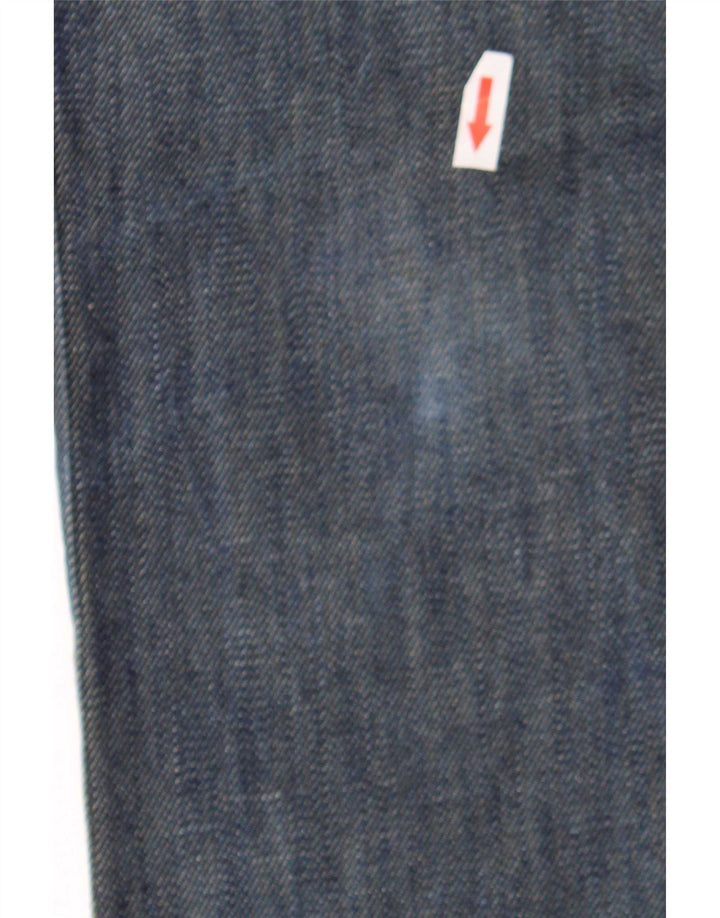Datch Mens Straight Jeans W38 L33 Blue Cotton