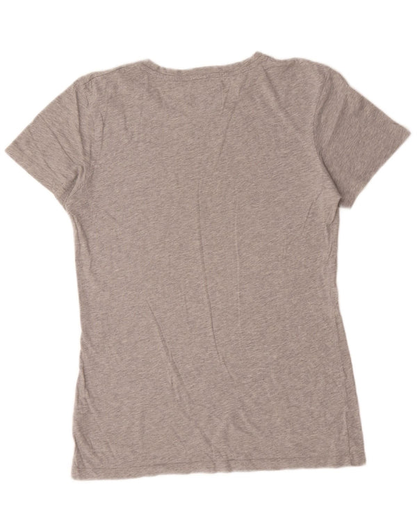 Calvin Klein Jeans Mens Graphic T-Shirt Top UK 14 Large Grey Cotton