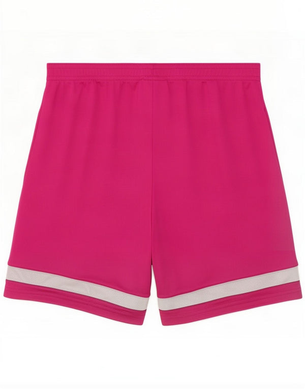 Nike Womens Sport Shorts UK 14 Medium Pink Colourblock Polyester
