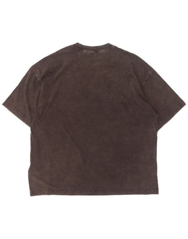 Champion Mens T-Shirt Top 2XL Black Cotton