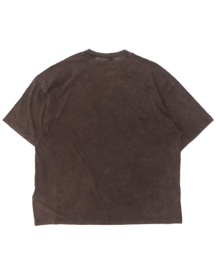 Champion Mens T-Shirt Top 2XL Black Cotton