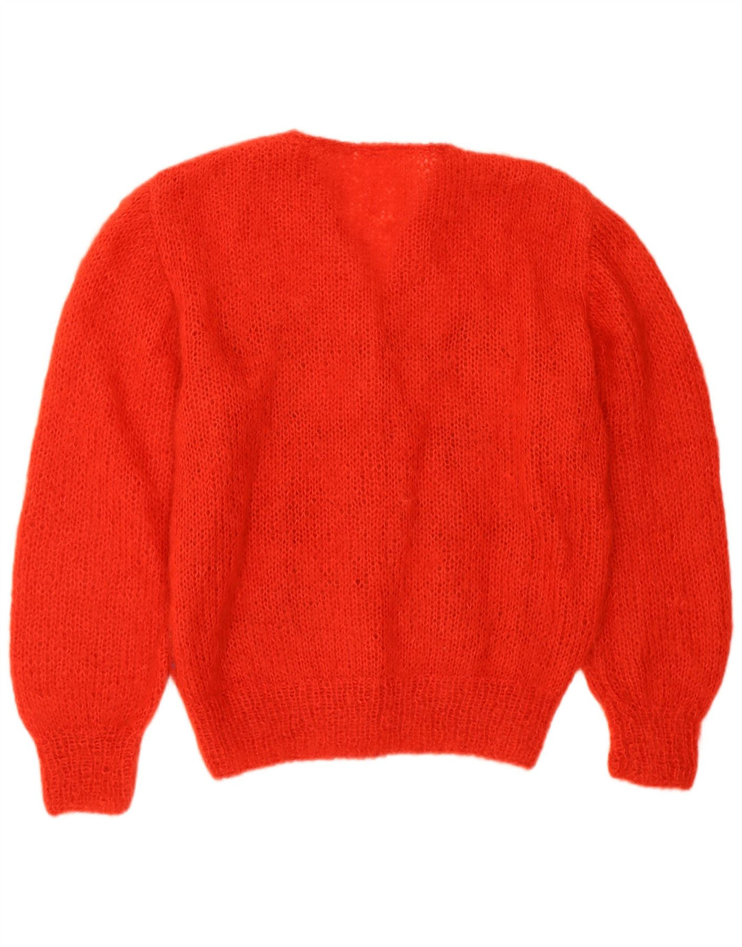 VINTAGE Womens Cardigan Sweater UK 16 Large Red Argyle/Diamond