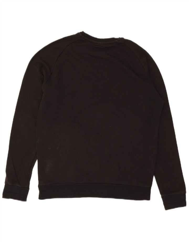 Adidas Mens Graphic Sweatshirt Jumper Medium Black Cotton