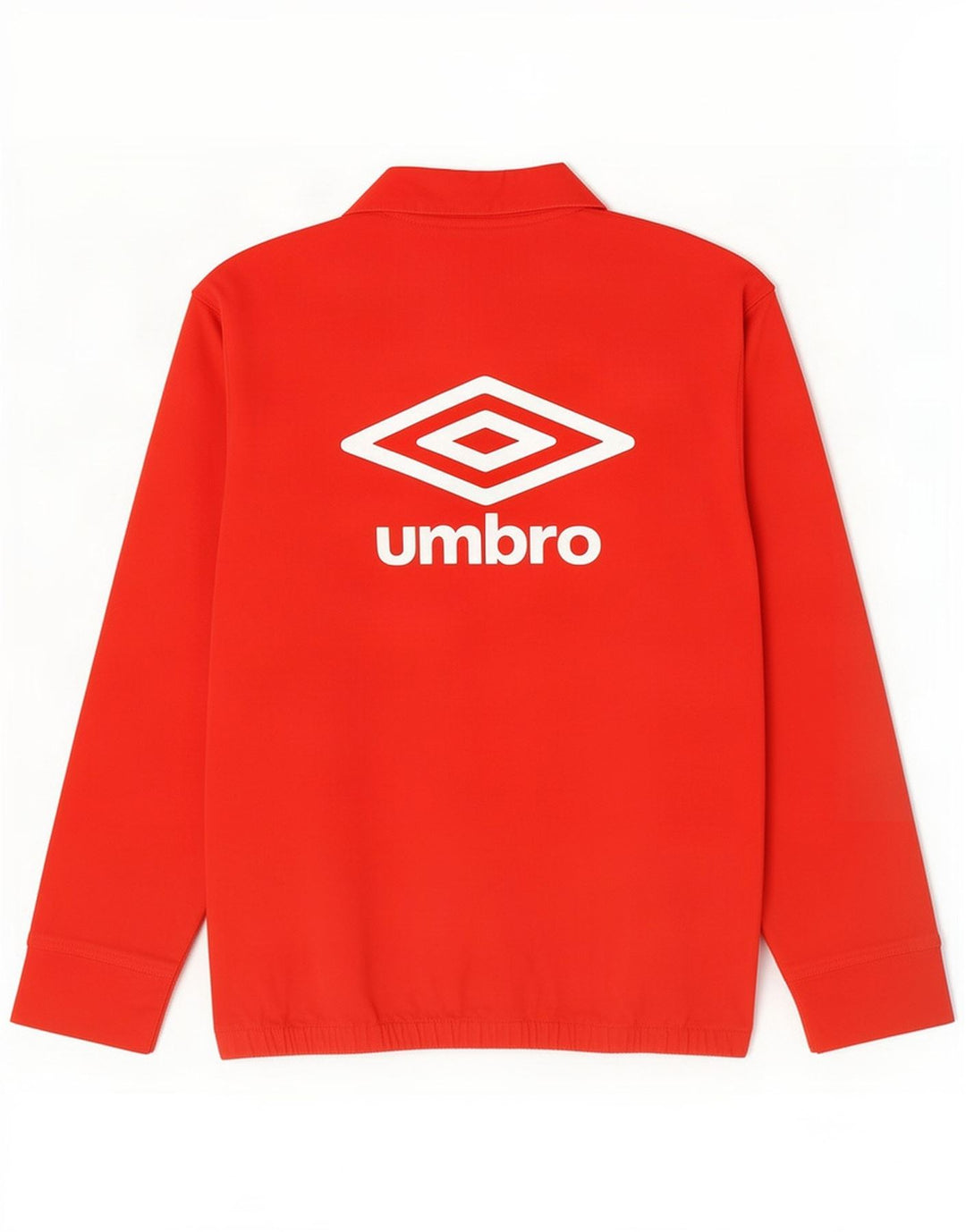 Umbro Mens Graphic Pullover Tracksuit Top Jacket Large Red Cotton