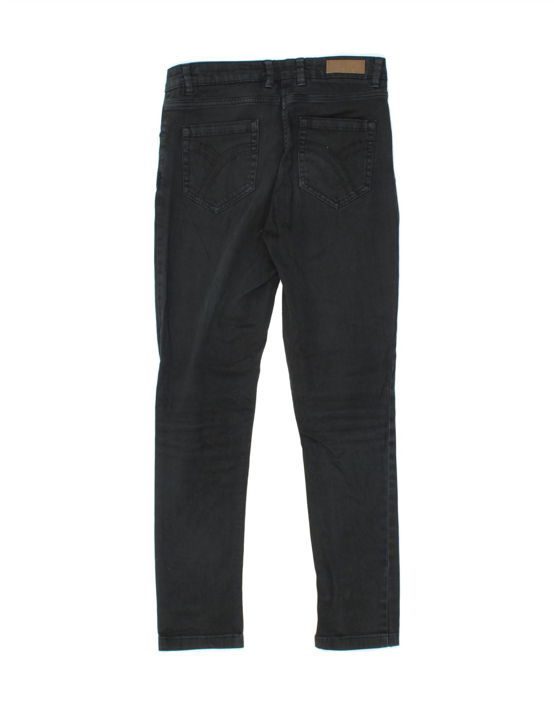 DACK'S Womens Slim Jeans IT 42 Medium W28 L27  Black Cotton Vintage Dack's and Second-Hand Dack's from Messina Hembry 