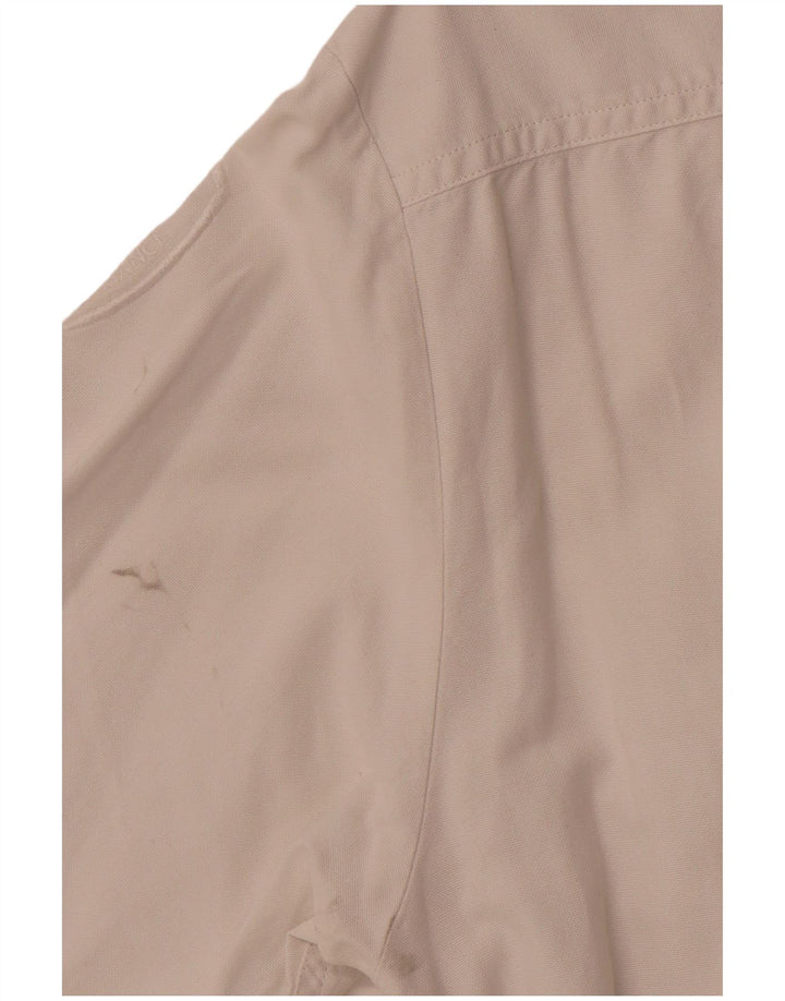 BLAUER Mens Military Shirt XL White Cotton