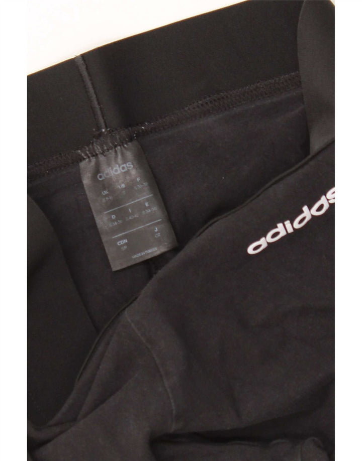 Adidas Womens Leggings UK 8/10 Small Black